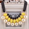 Simulated Bead Pearl Vintage Necklace