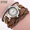 Luxury Rhinestone Bracelet Ladies Quartz